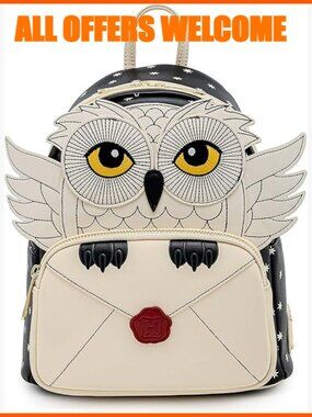 Faux Leather Harry Potter Hedwig Howler Double Strap Shoulder Bag Purse